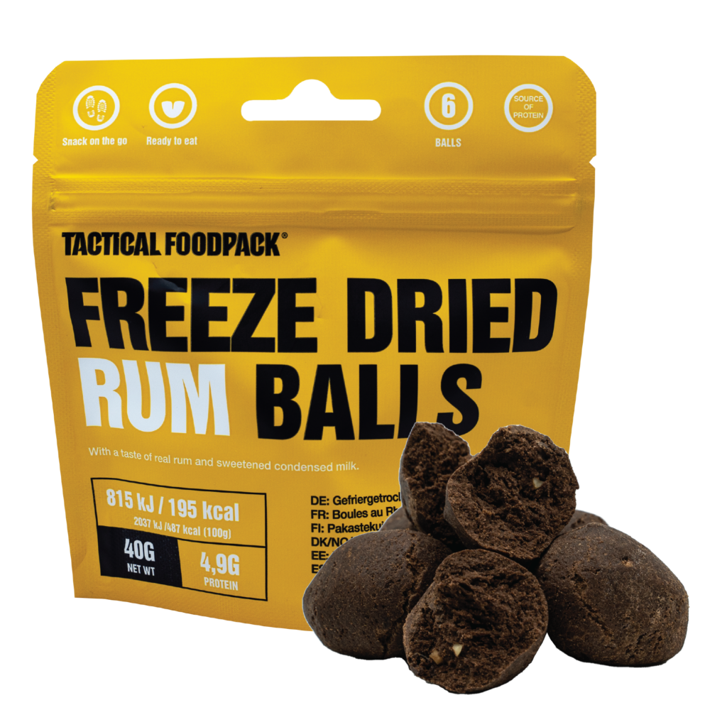 FreezeDried Rum Balls 40g Tactical Foodpack