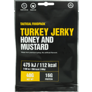 Tactical Foodpack snack turkey jerky honey & mustard