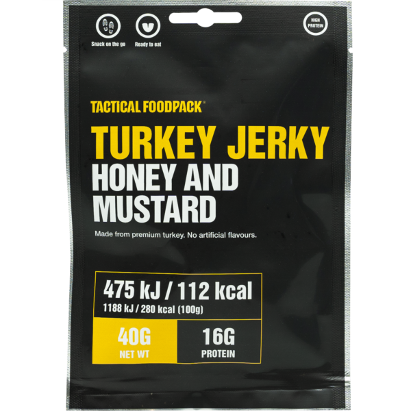Tactical Foodpack snack turkey jerky honey & mustard