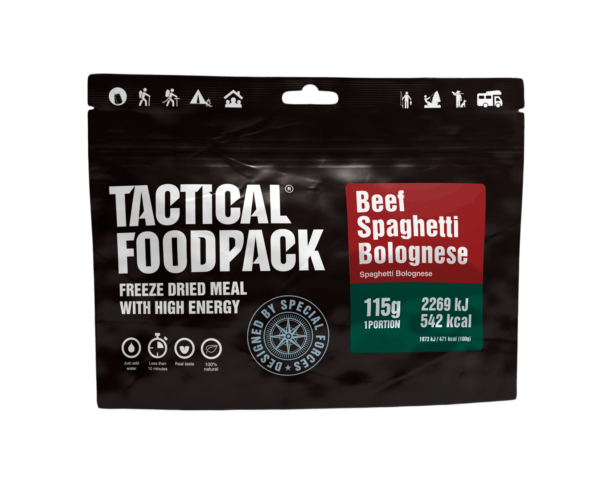 Tactical Foodpack Beef Spaghetti Bolognese