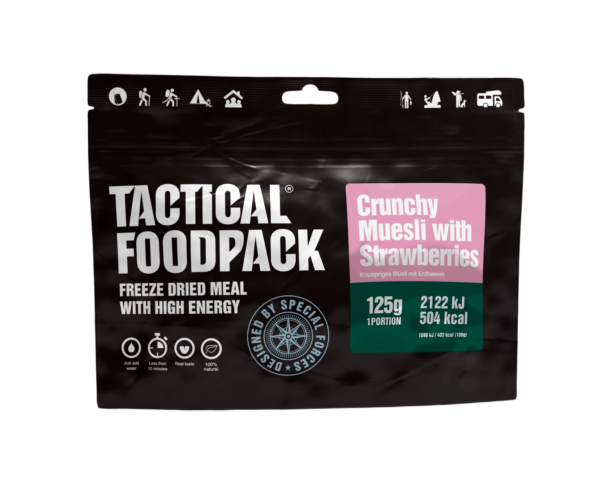Tactical Foodpack Crunchy muesli with strawberries