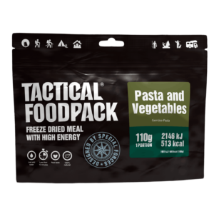 Tactical Foodpack Pasta and vegetables