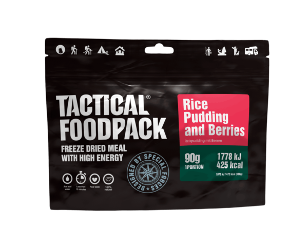 Tactical Foodpack Rice-pudding and berries
