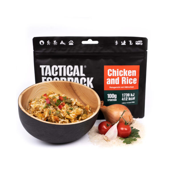 Tactical Foodpack chicken and rice meals ready to eat