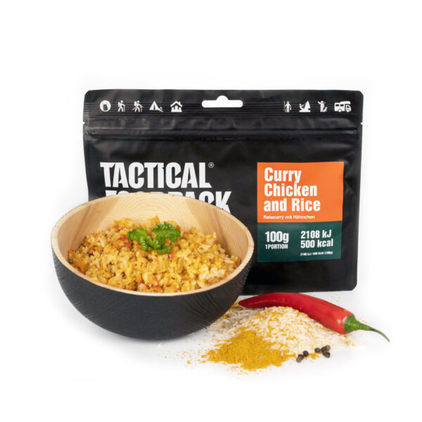 Tactical Foodpack curry chicken and rice meals ready to eat