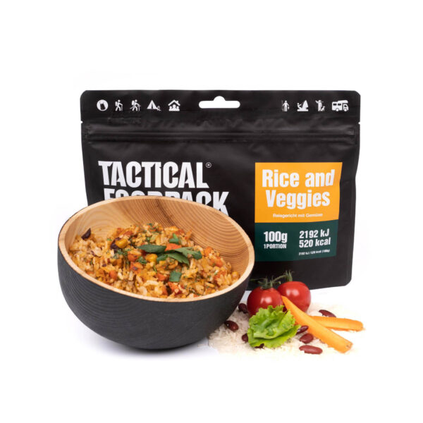 Tactical Foodpack rice and veggies meals ready to eat