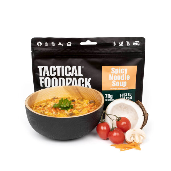 Tactical Foodpack spicy noodle soup meals ready to eat