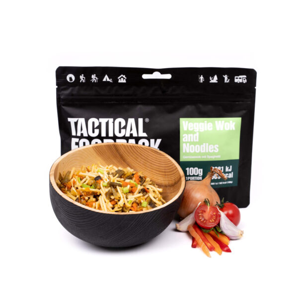 Tactical Foodpack veggie wok and noodles meals ready to eat