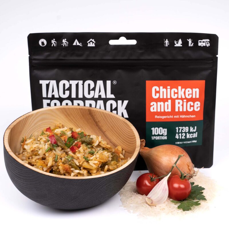 Chicken and Rice 100g - Tactical Foodpack