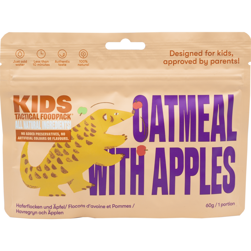 KIDS Oatmeal with Apples | Tactical Foodpack