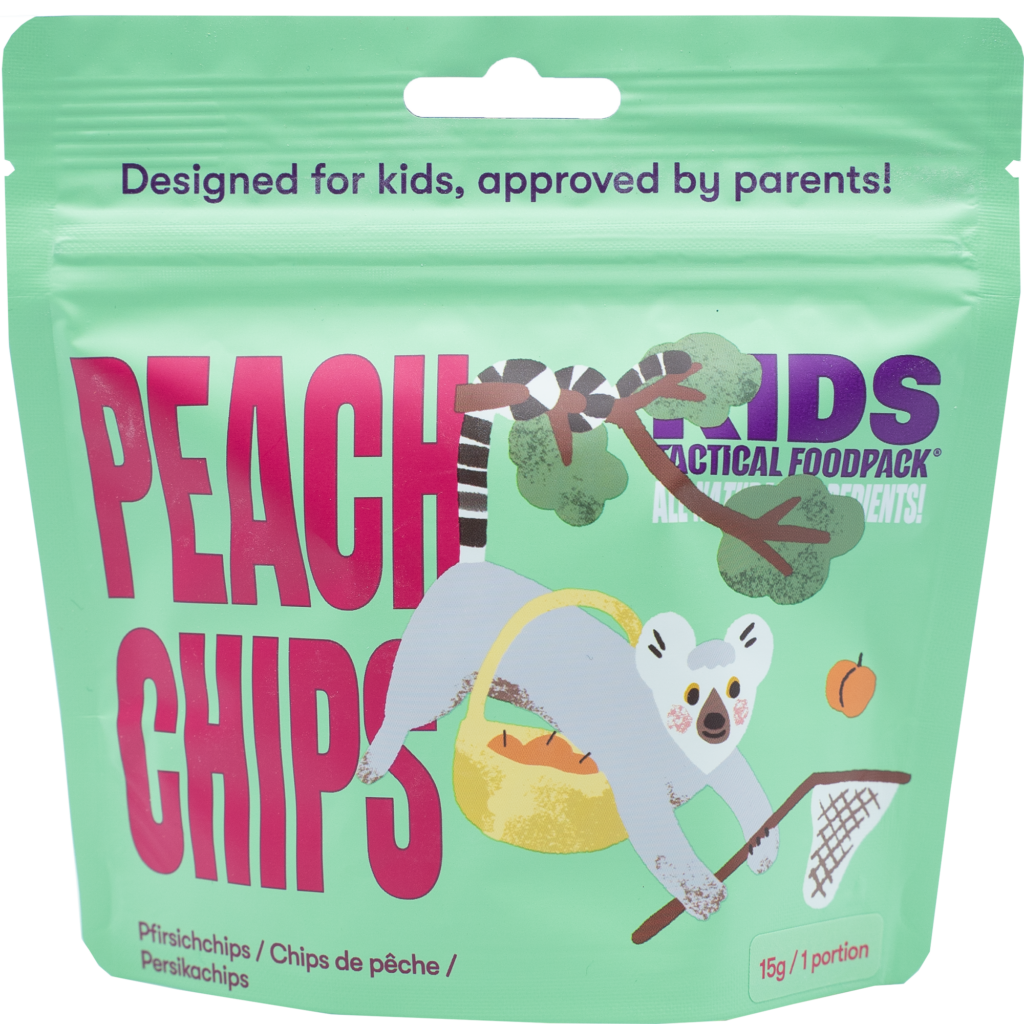 Kids peach chips tactical foodpack