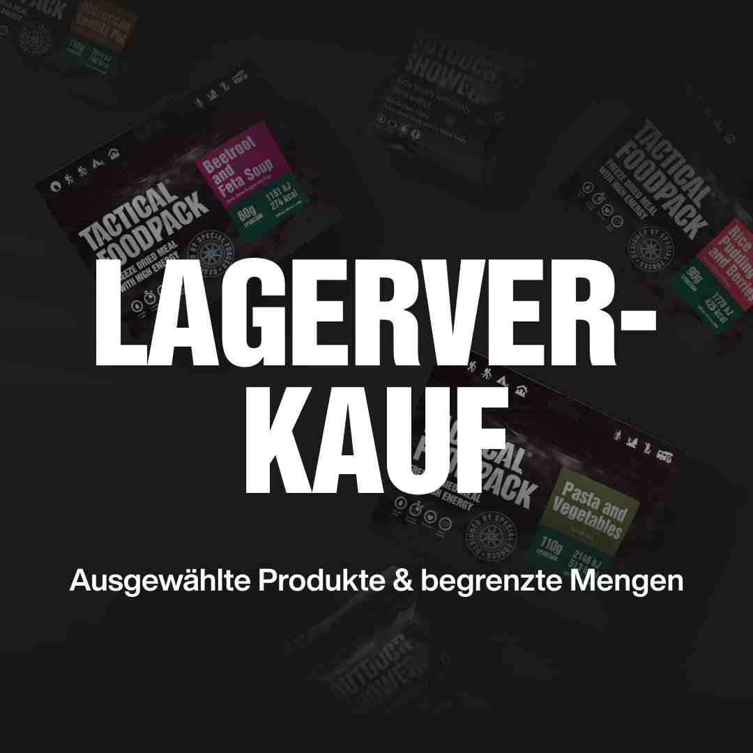 Lagerverkauf Tactical Foodpack