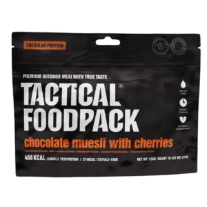 Tactical Foodpack Outdoor Breakfast Chocolate Muesli with Cherries