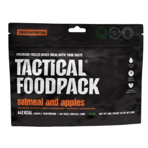 Tactical Foodpack Outdoor Breakfast Oatmeal and Apples