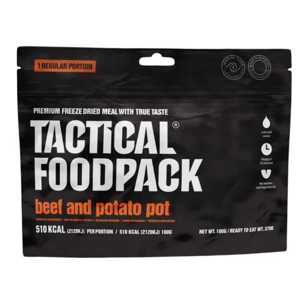 Tactical Foodpack Trekkingnahrung Rindfleischeintopf mit Kartoffeln