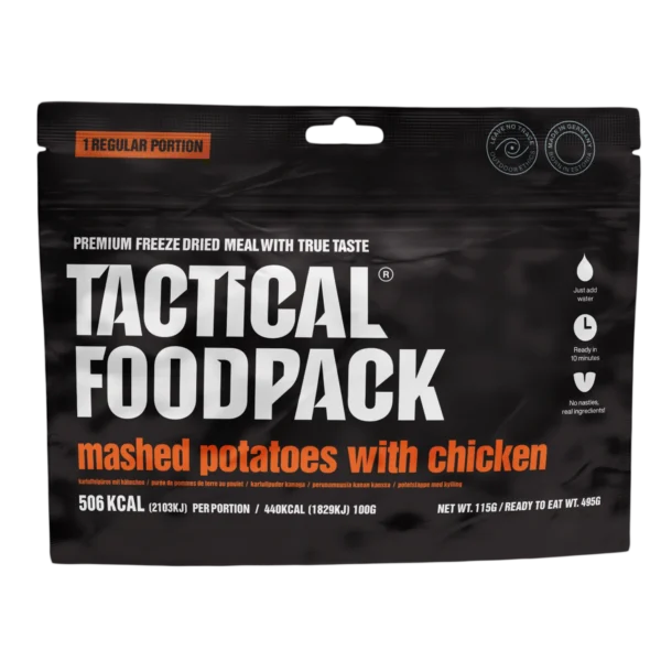 Tactical Foodpack Outdoor Food Mashed Potatoes with Chicken