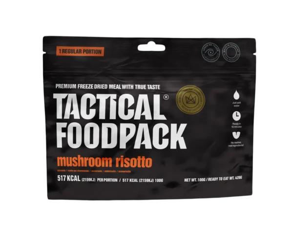 Tactical Foodpack Outdoor Food Mushroom Risotto