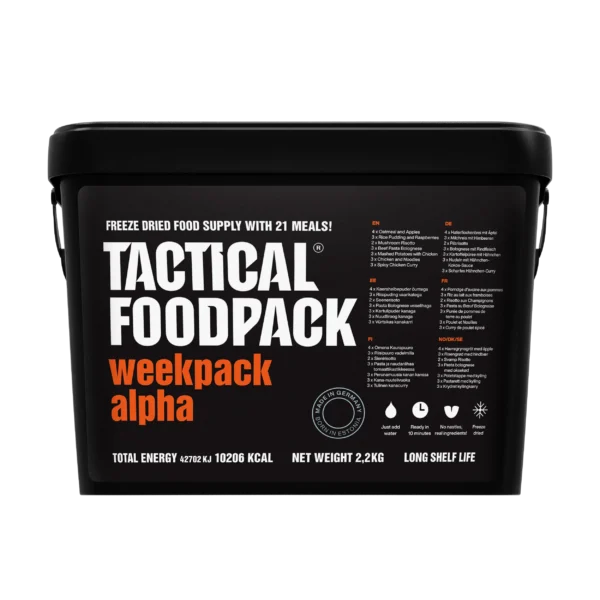 Tactical Foodpack Weekpack Alpha - nädala toiduvaru