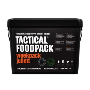Weekpack Juliett food supply contents