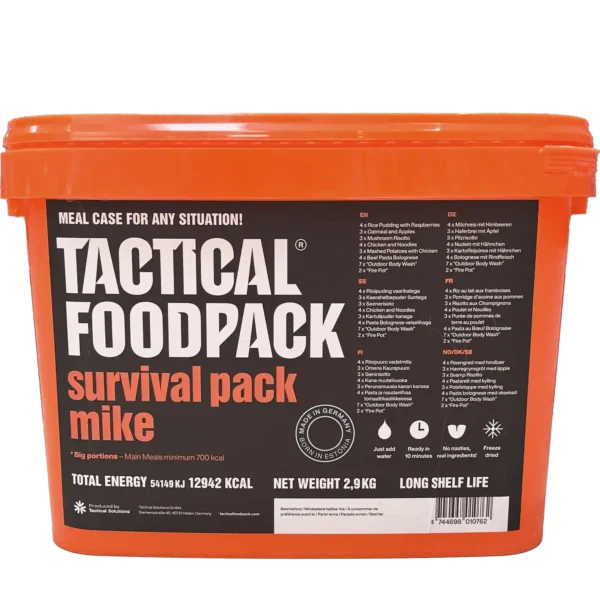 Survival Pack Mike emergency food supply