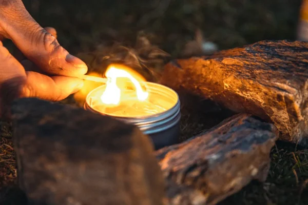 Emergency Food Prep Over Fire