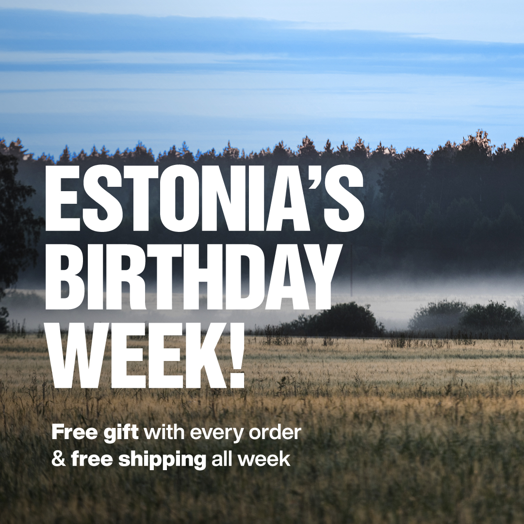 Estonia´s Birthday Week: gift with an order and free shipping all week