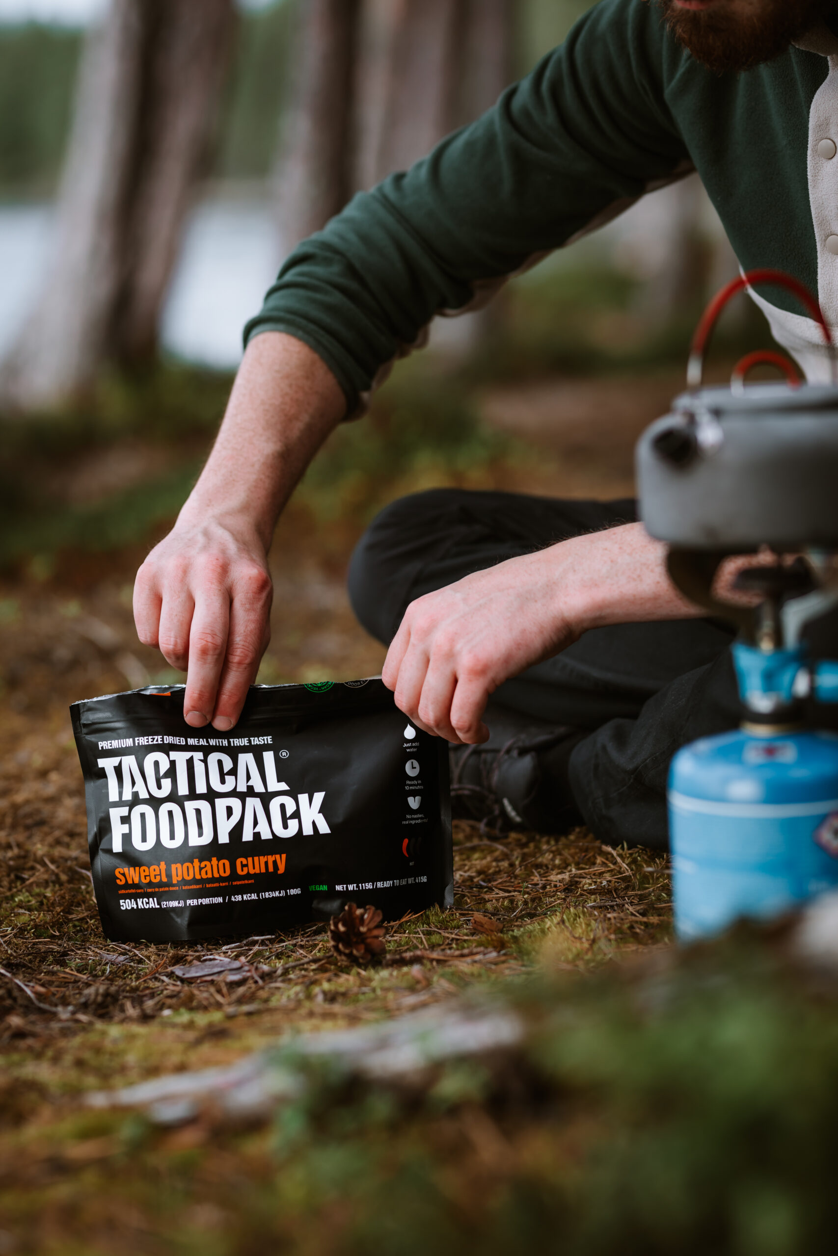 Tactical Foodpack outdoors
